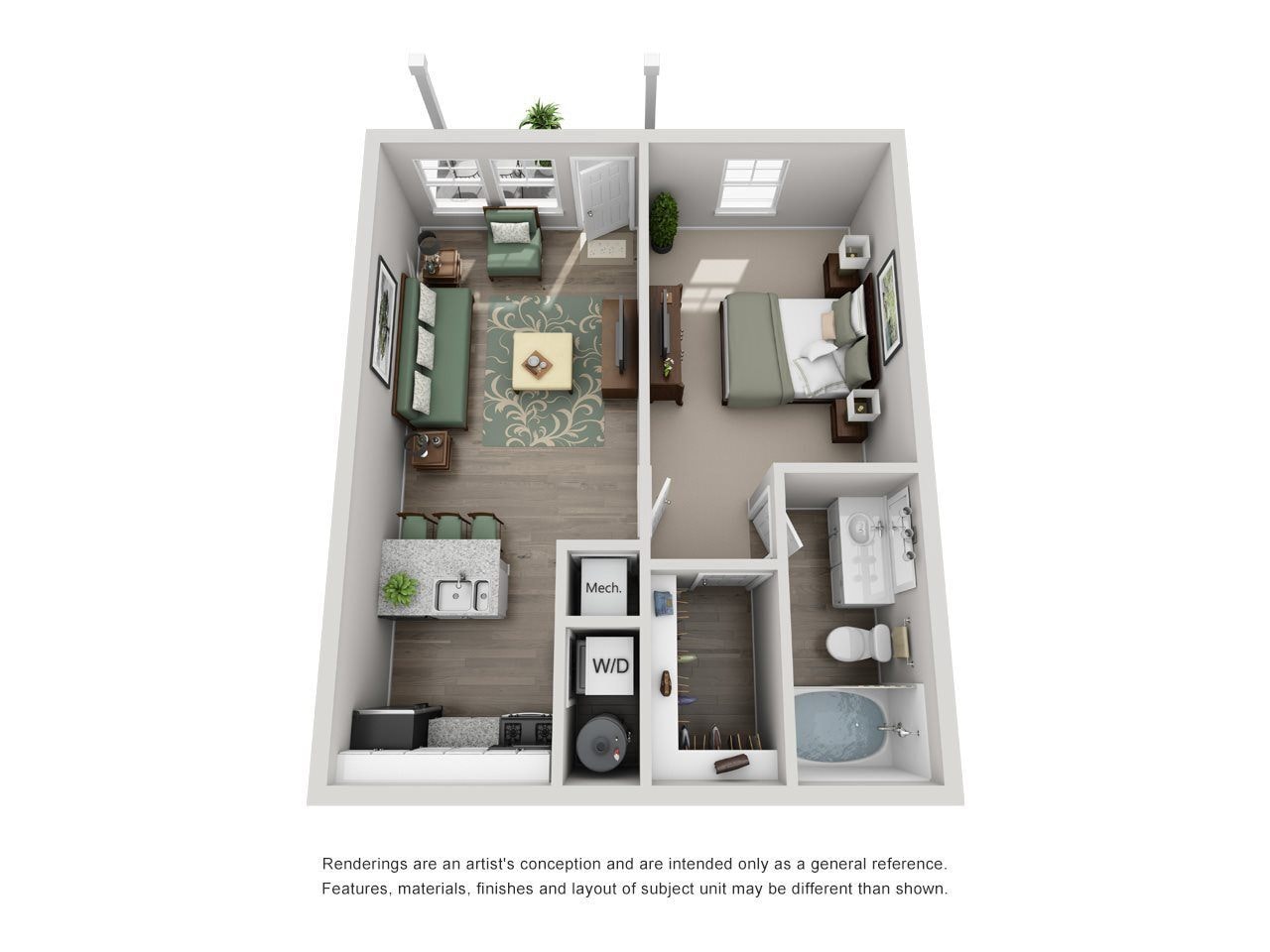 A1 floor plan