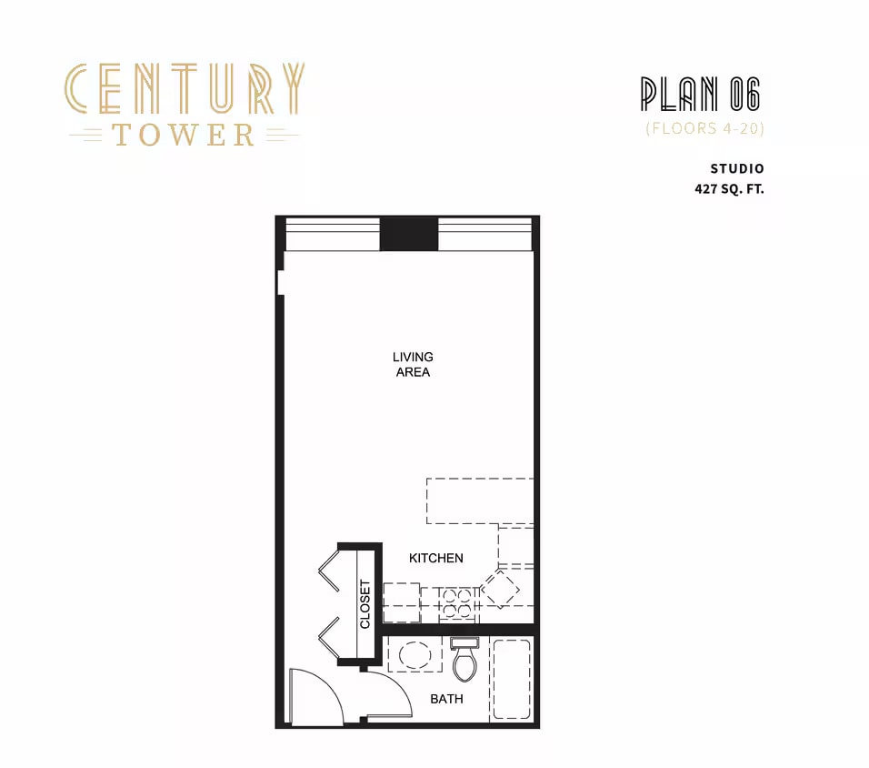 Studio 06 floor plan