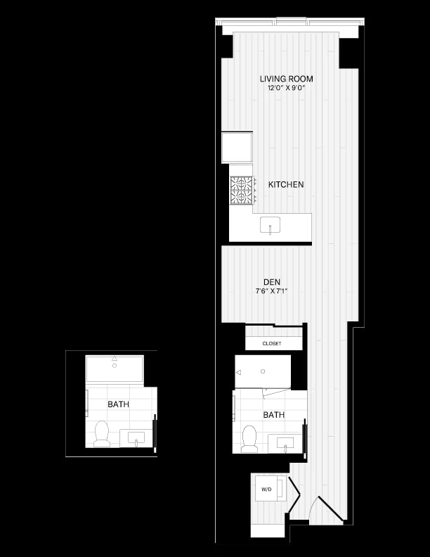 Studio-1A-5 floor plan