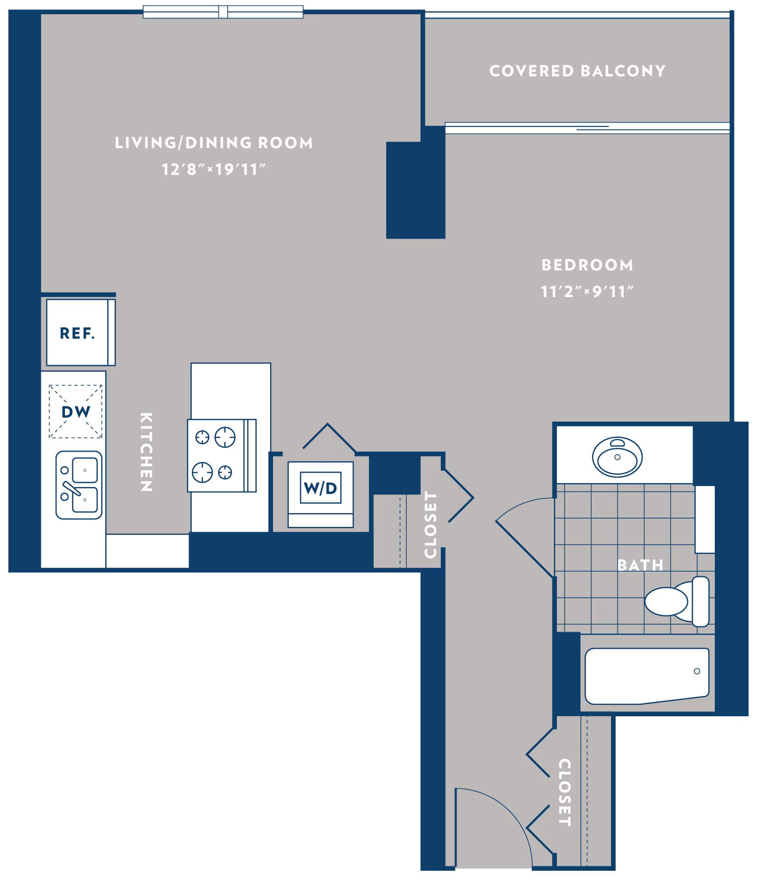 Studio / 10 floor plan