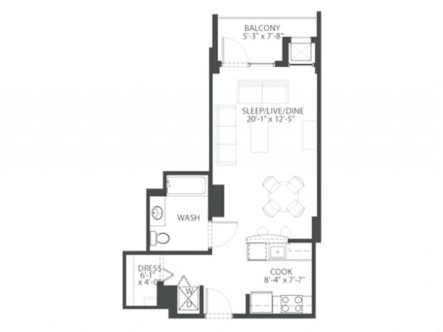 Retro floor plan