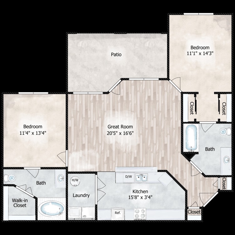 The Renew floor plan