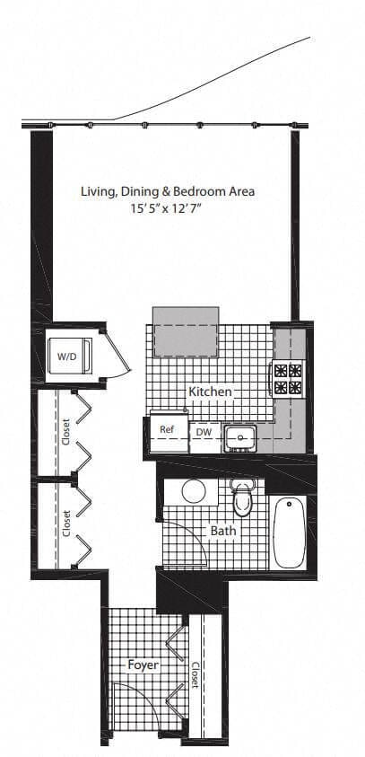 Studio 06b floor plan