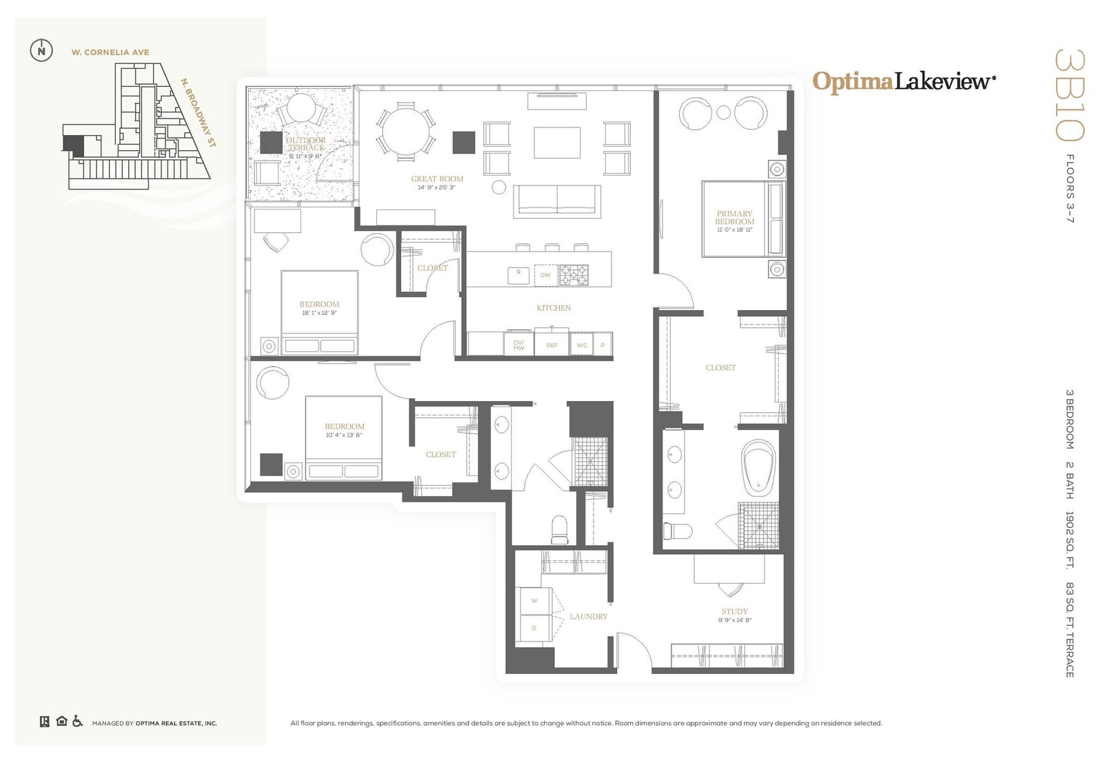 3B10 floor plan