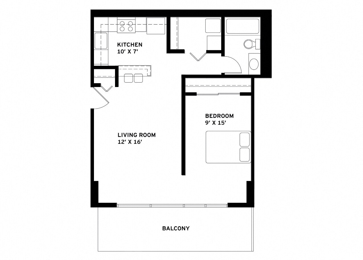 Convertible E/K floor plan