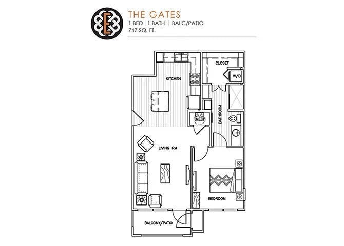 Gates floor plan