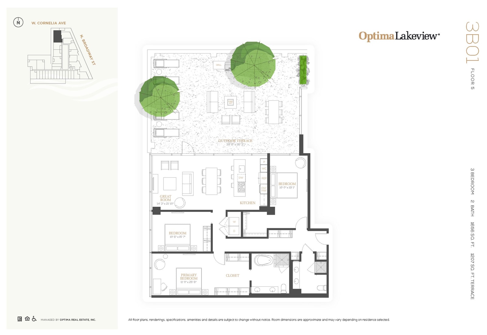 3B01 floor plan