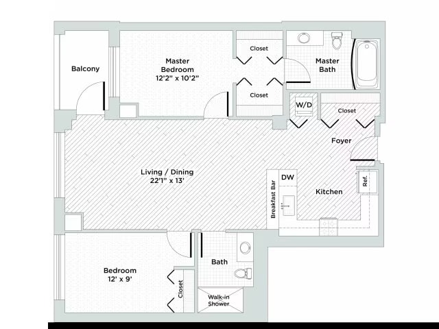 C floor plan