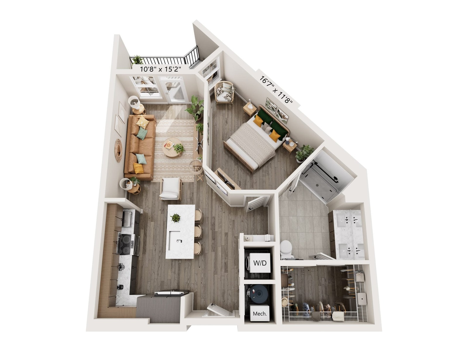 A4-HC floor plan
