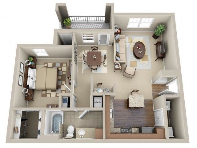 A1 floor plan