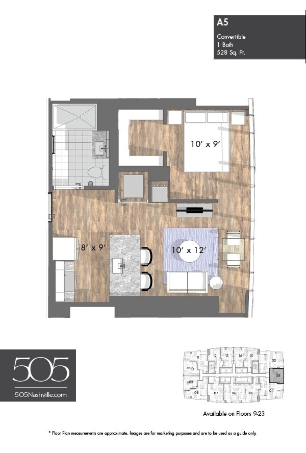 505 Studio Stack 03 floor plan