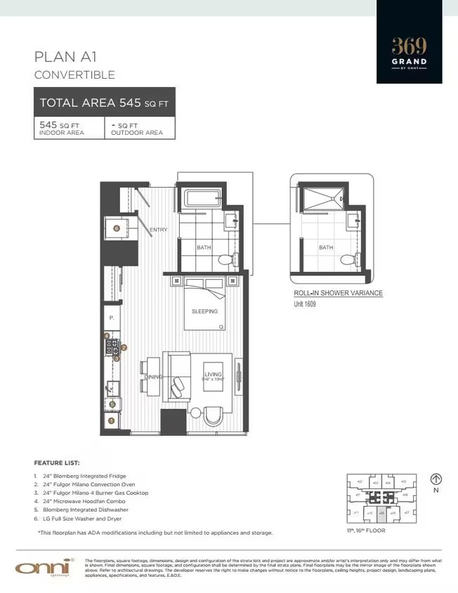 Plan A1 floor plan