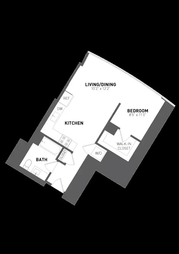Studio-Convertible-S2 floor plan
