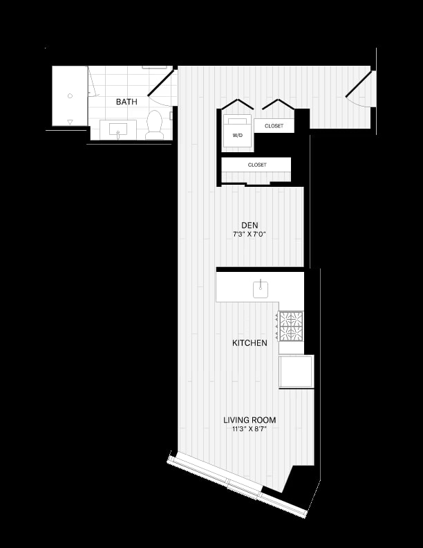 Studio-1A-4 floor plan