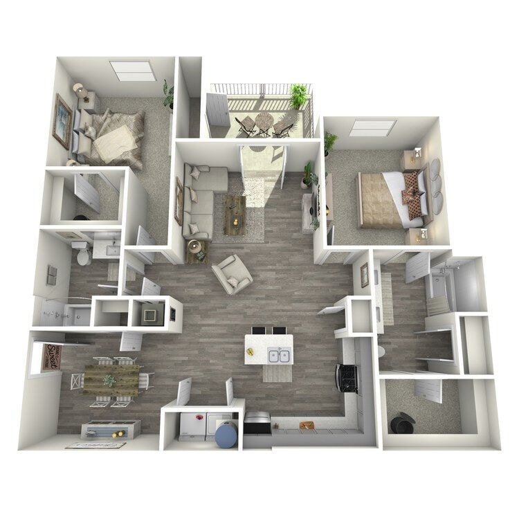 B2A floor plan