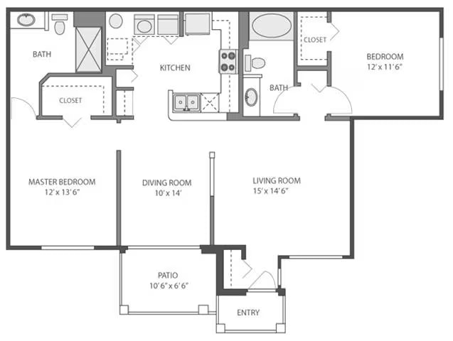 Hickory floor plan