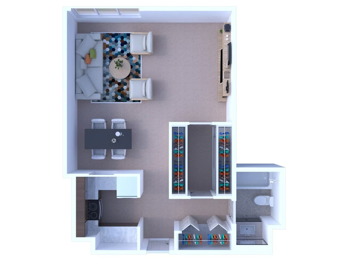 Studio Floor Plan S1 floor plan