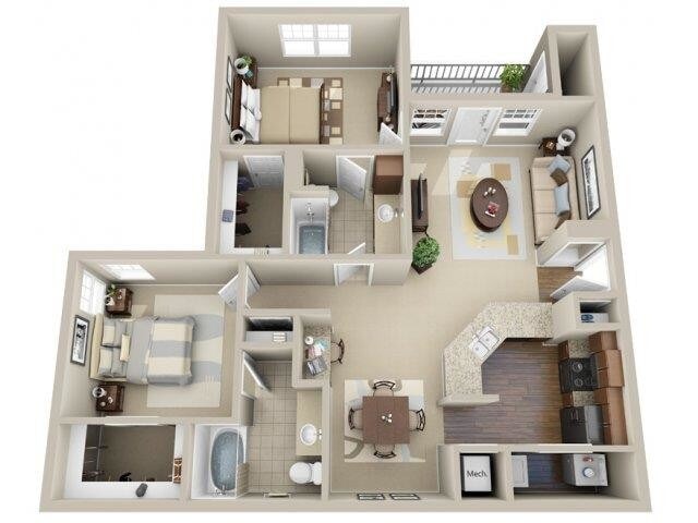 B2 floor plan