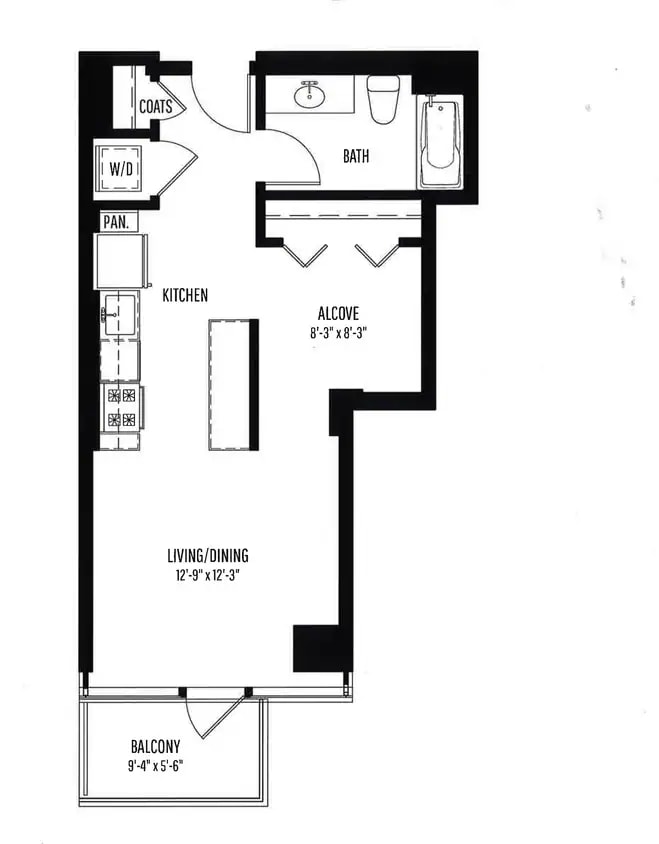 Convertible floor plan