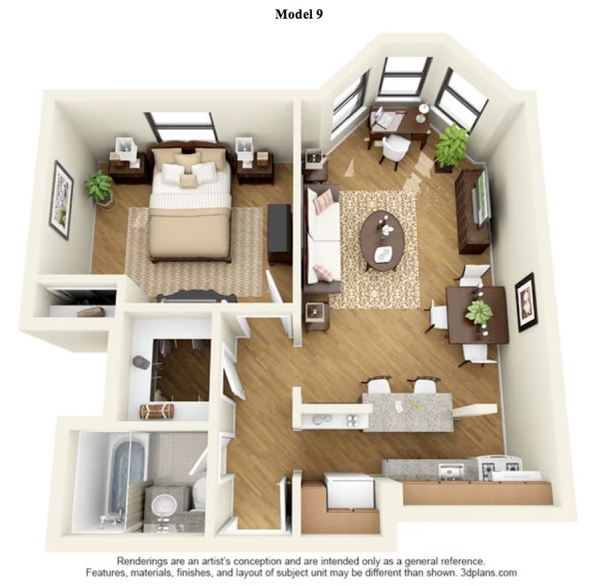 The Clark | The Division floor plan