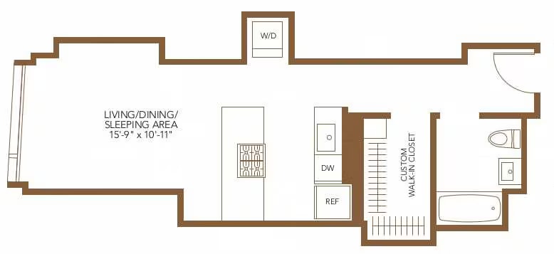 Studio floor plan