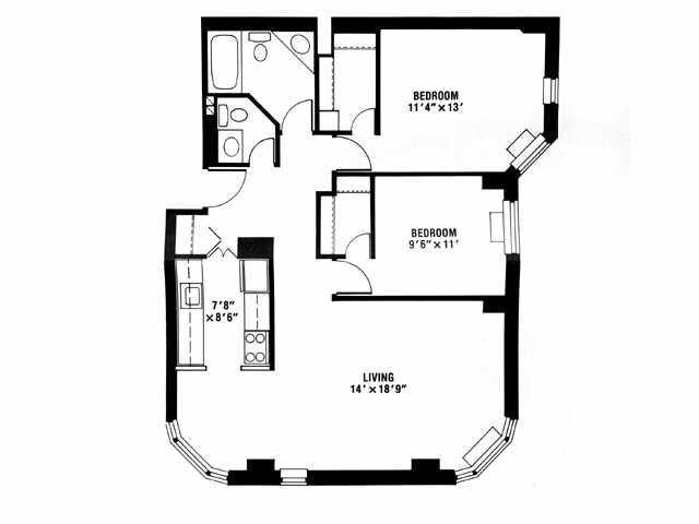 A floor plan