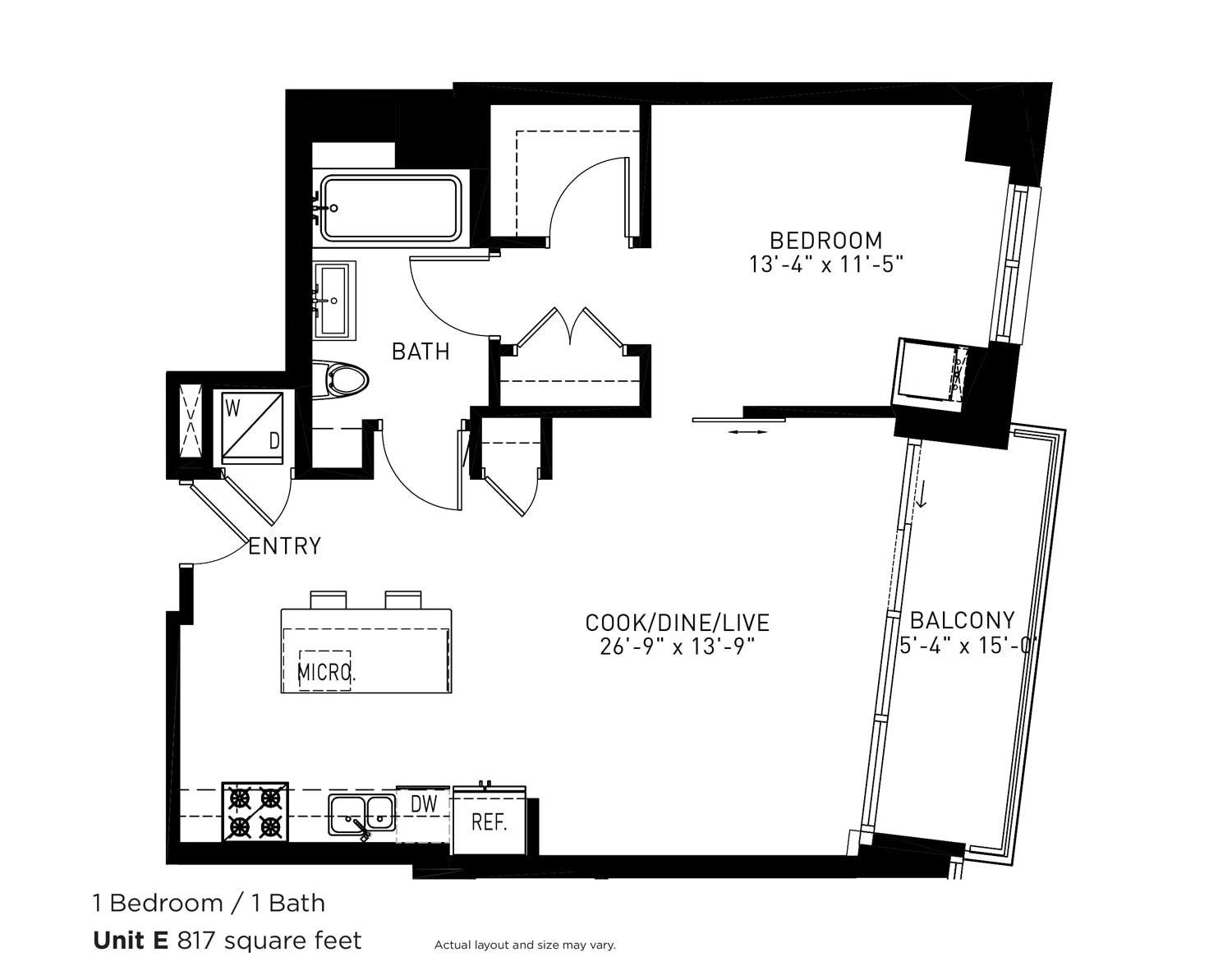 E floor plan