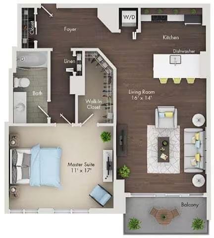 A1 floor plan