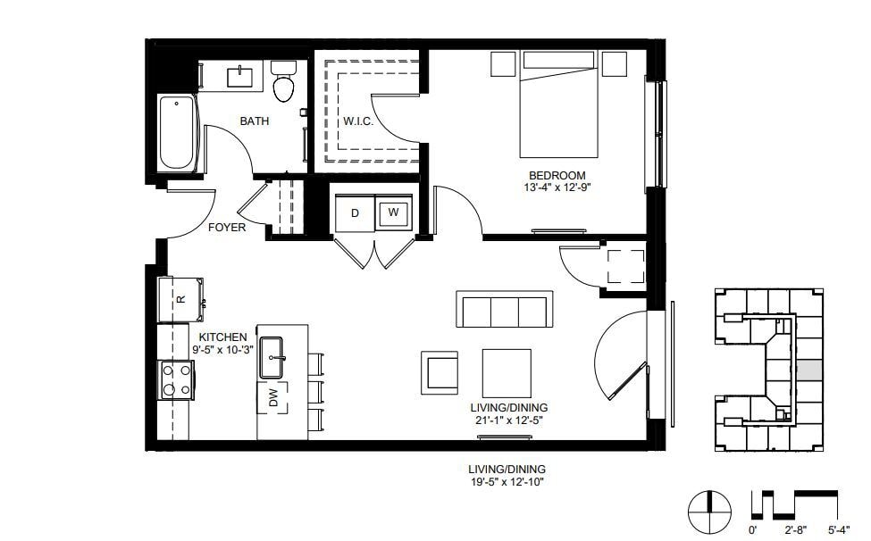 A6 floor plan
