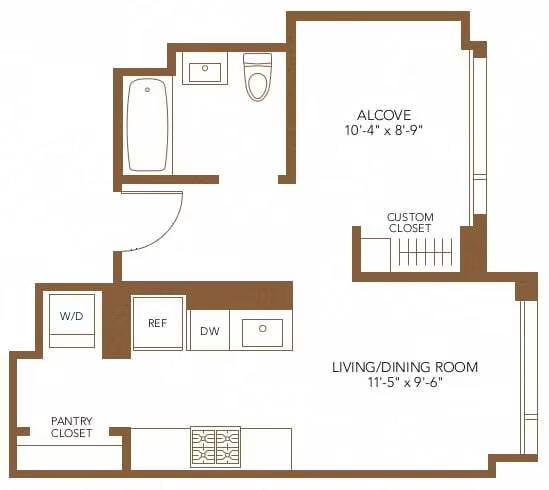 Convertible floor plan