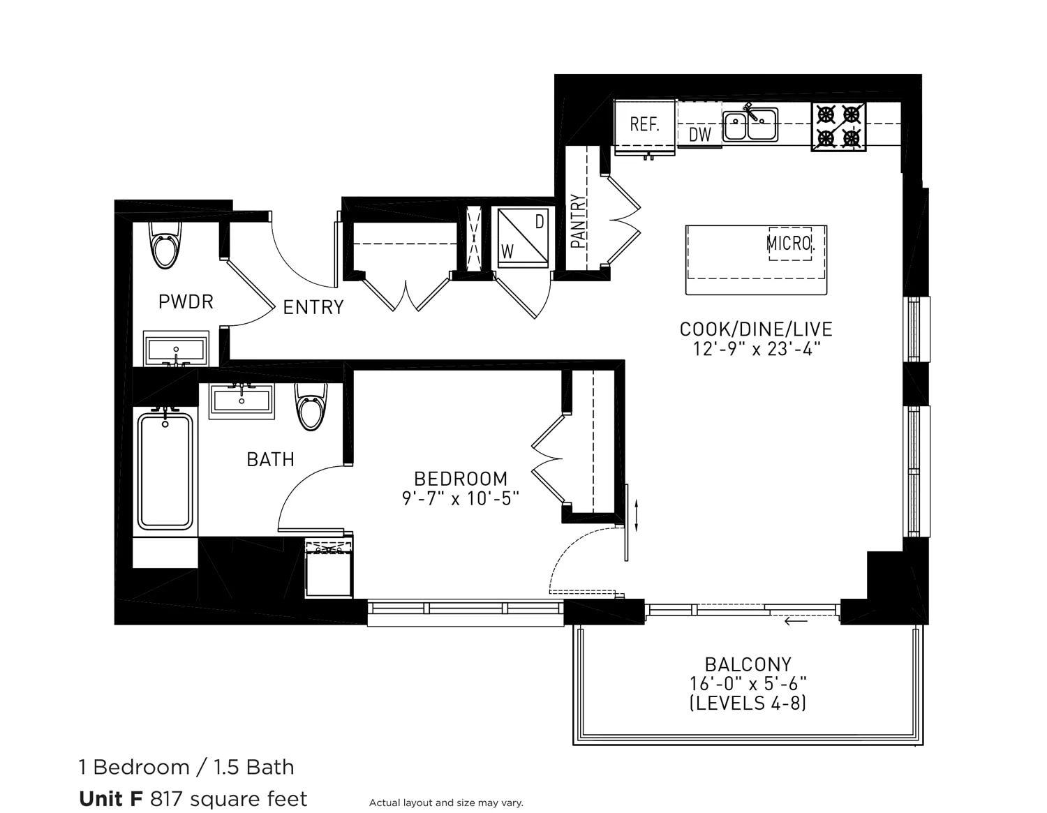 F floor plan