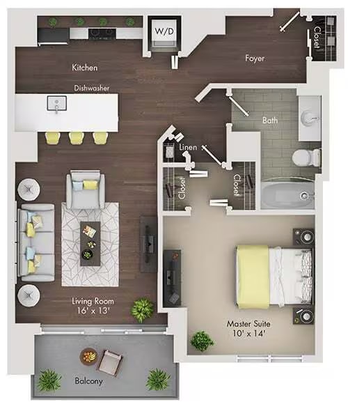 A floor plan