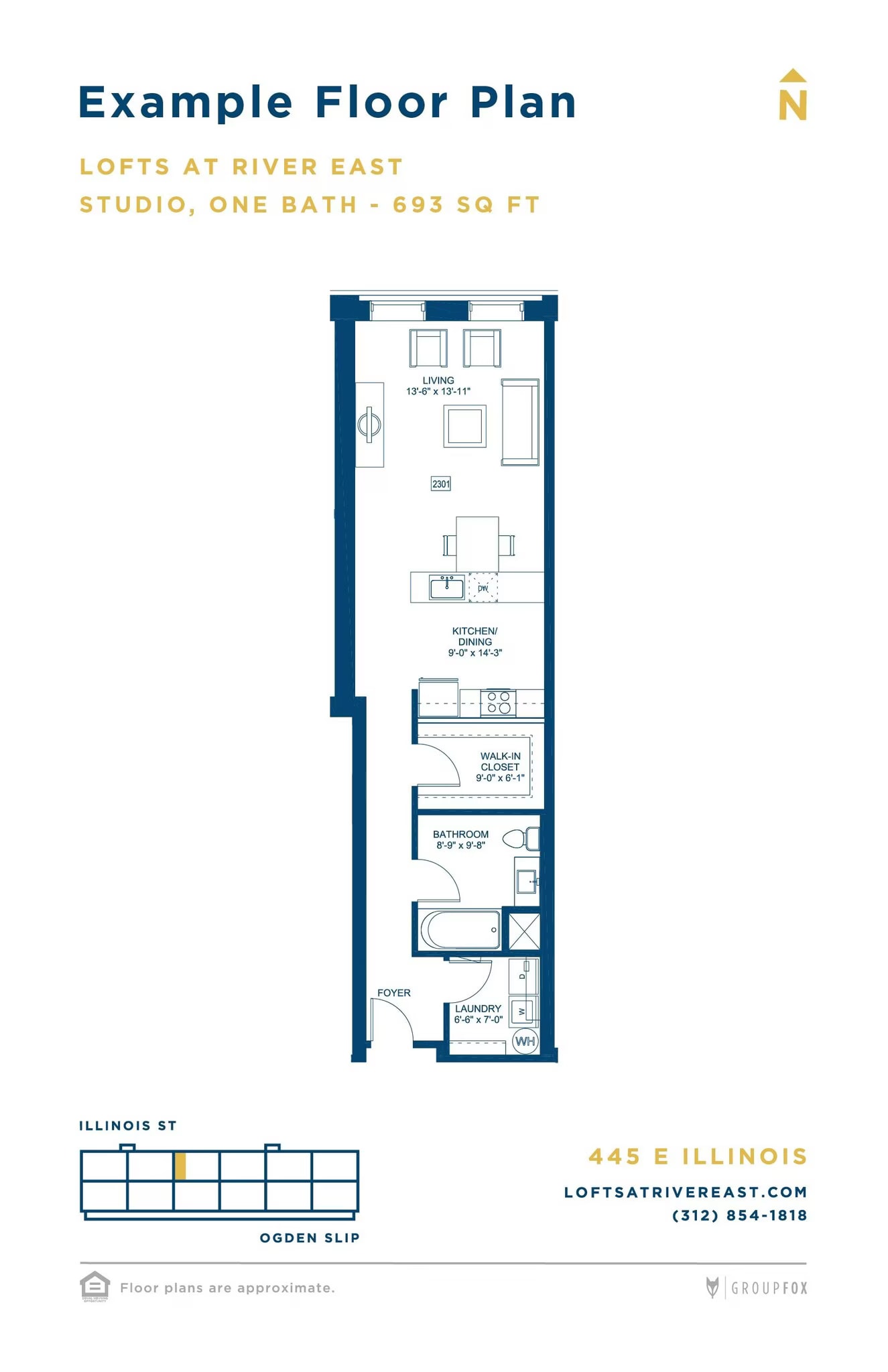 Studio floor plan