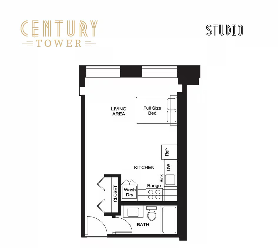 Studio 04 floor plan