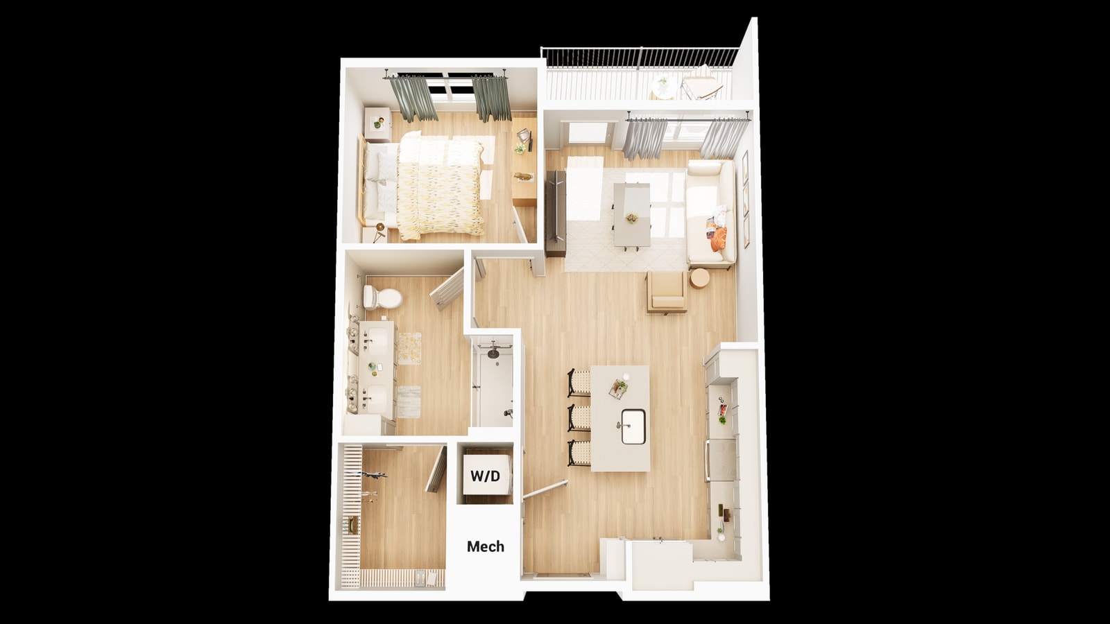 A2-HC floor plan