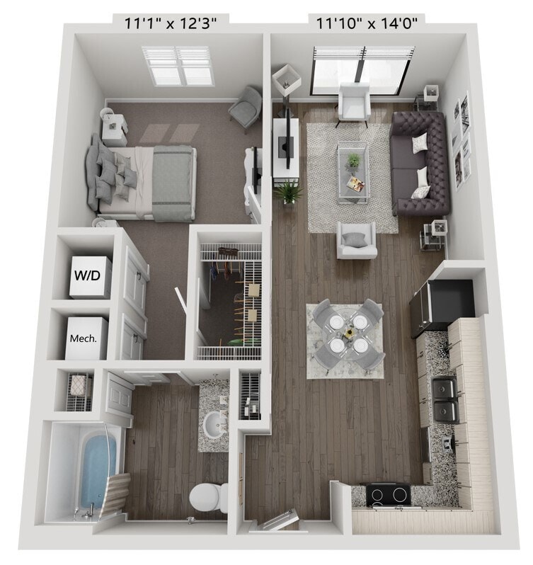 A1 floor plan