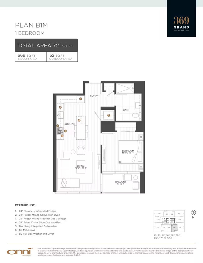 Plan B1M floor plan