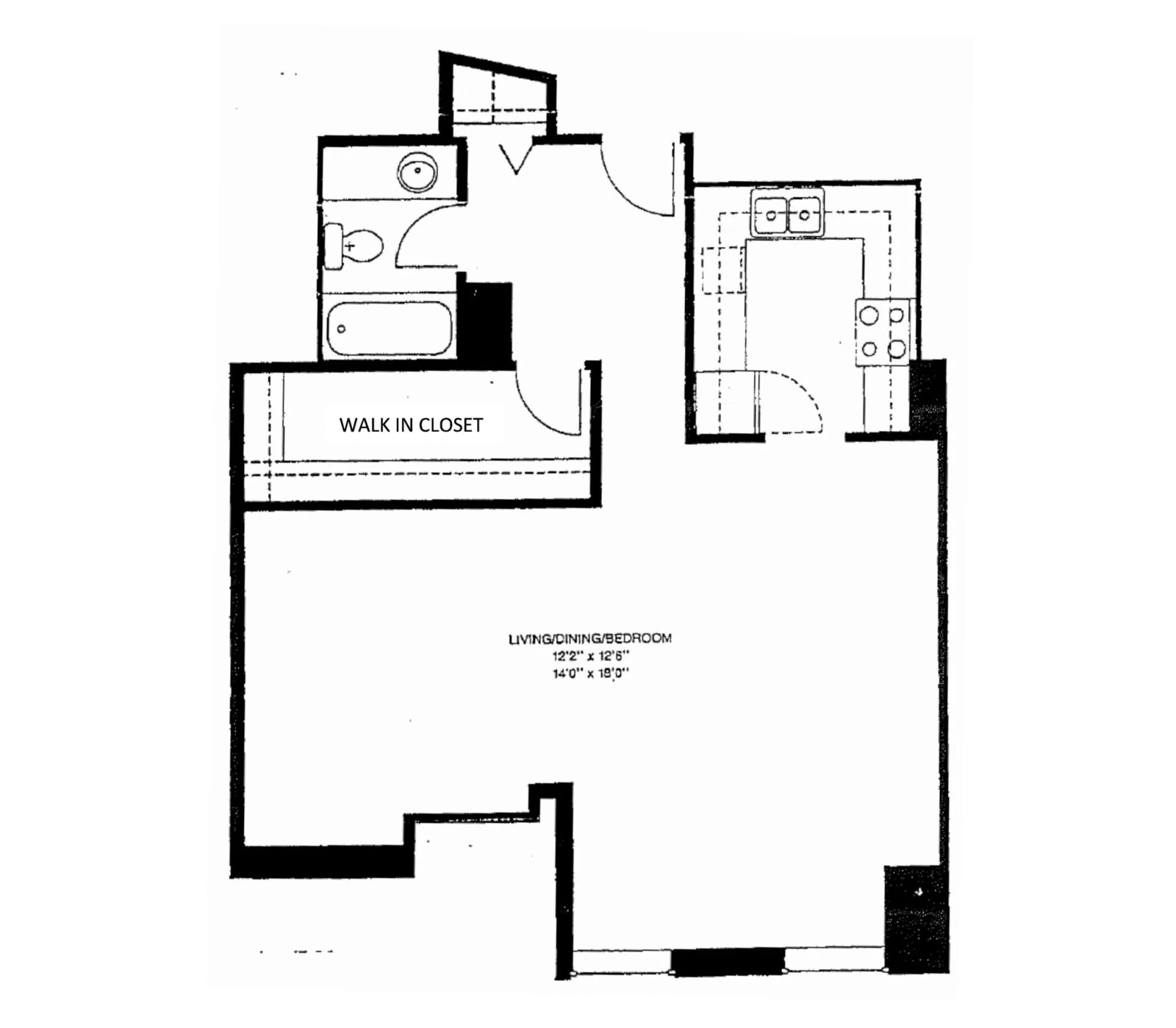 Three Bedroom Two Half Bath floor plan