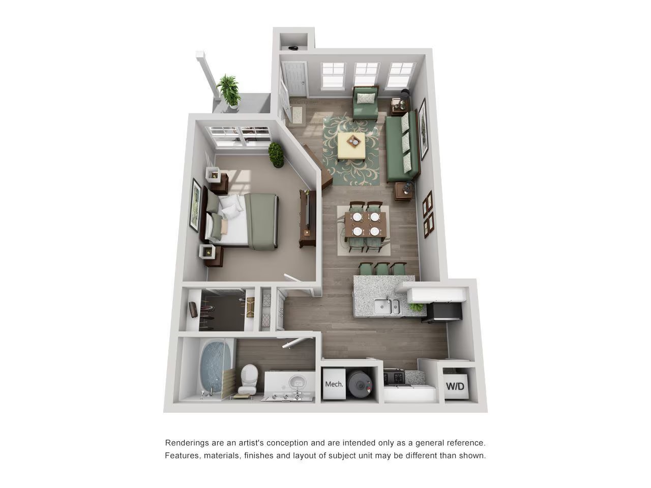 A2 floor plan
