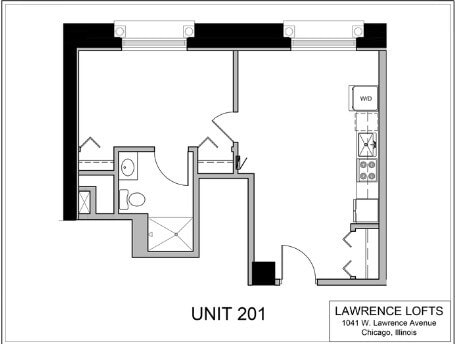 2 Bedroom floor plan