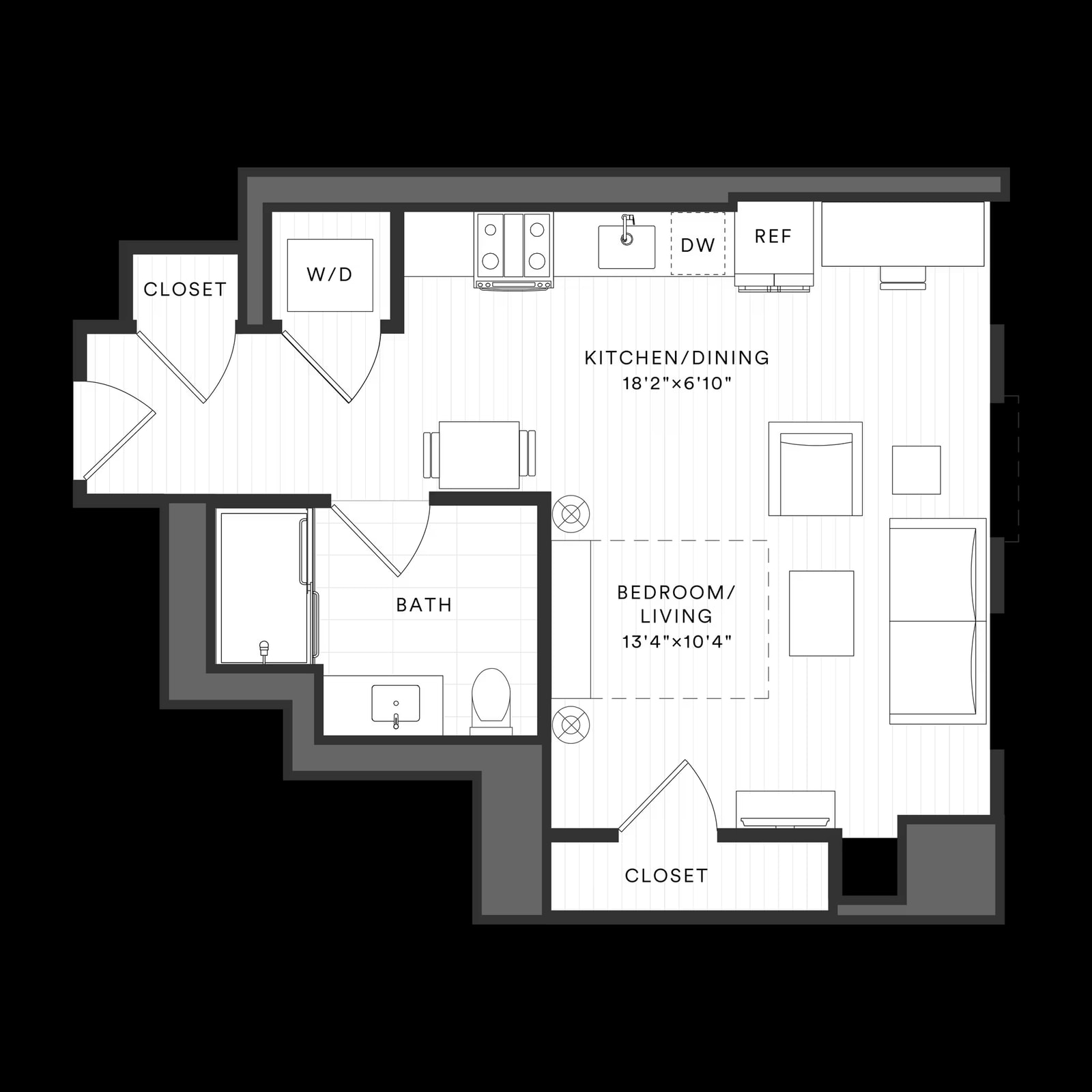 Studio-S1 floor plan
