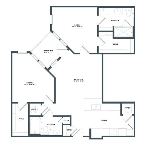 B2 floor plan