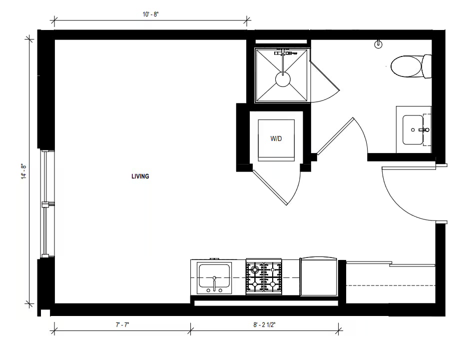 Studio floor plan
