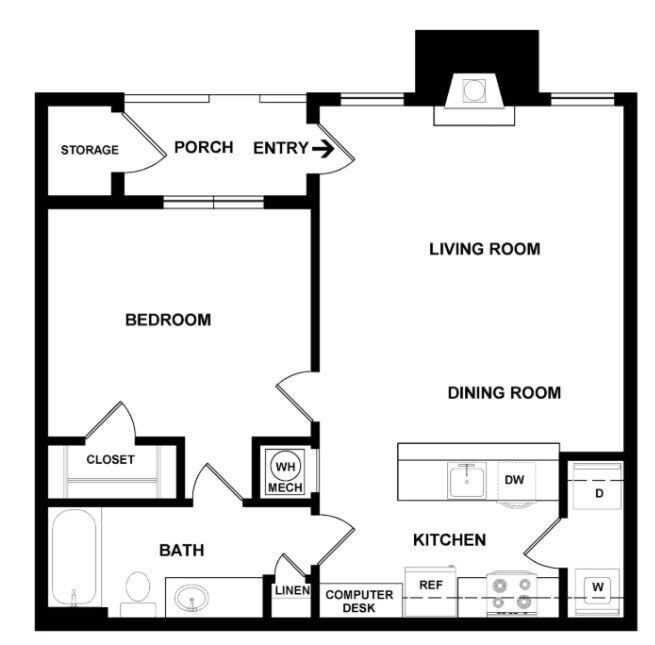A1 floor plan