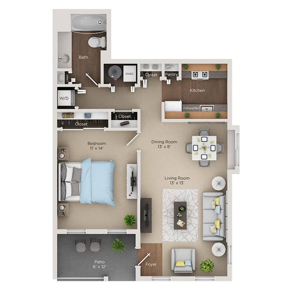 A floor plan