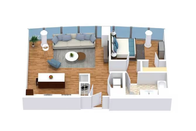 A1 floor plan