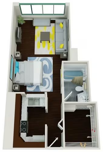 Studio floor plan