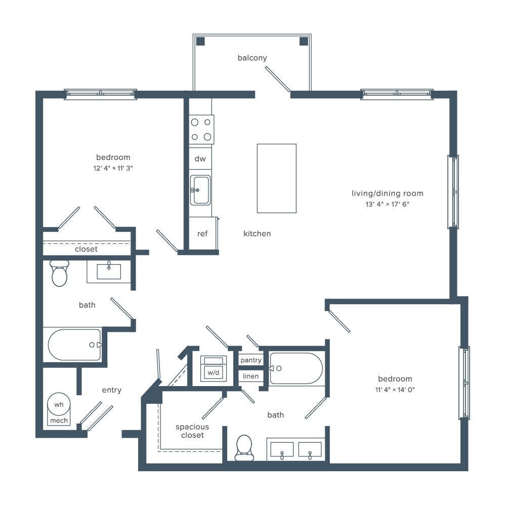 B2 floor plan