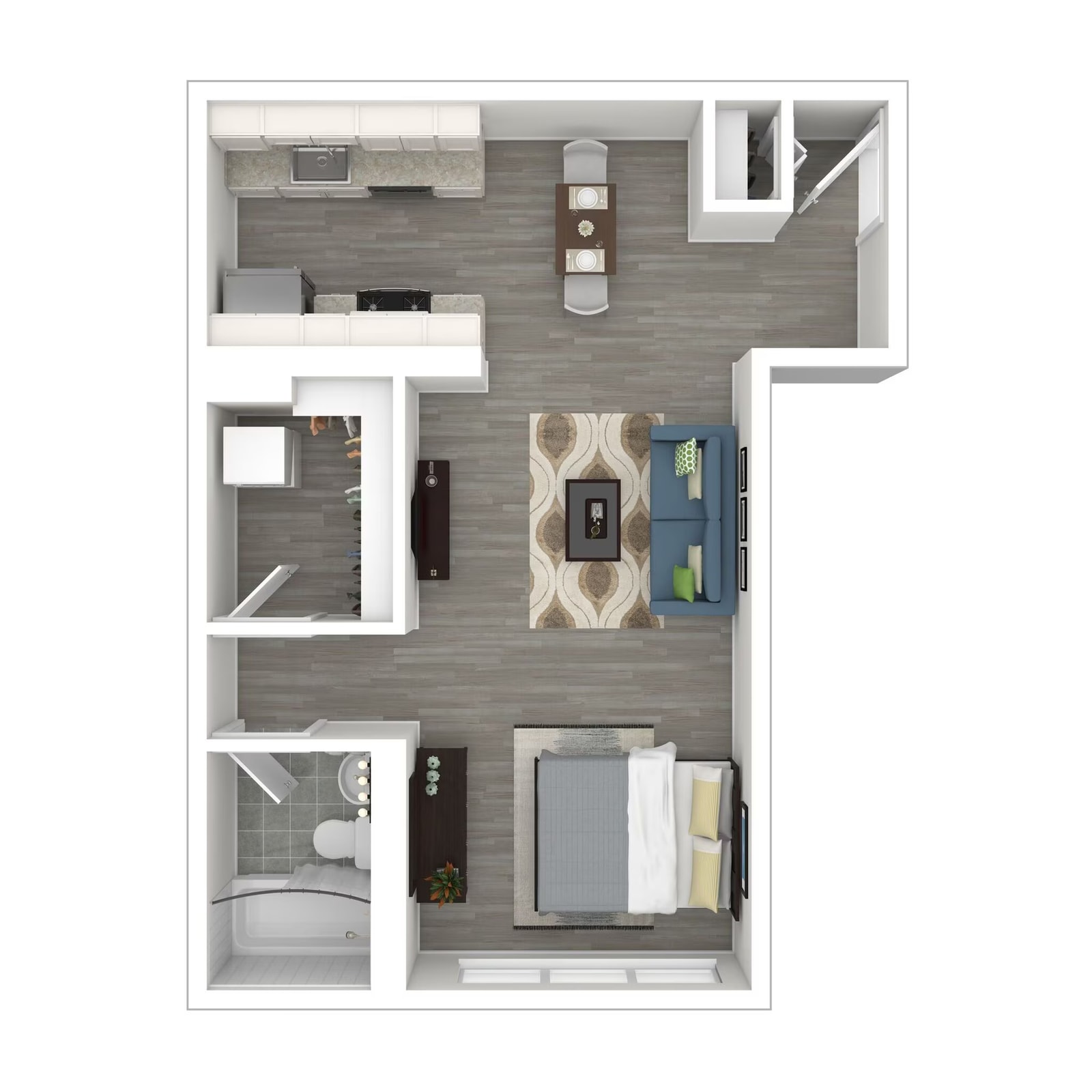 Studio F floor plan