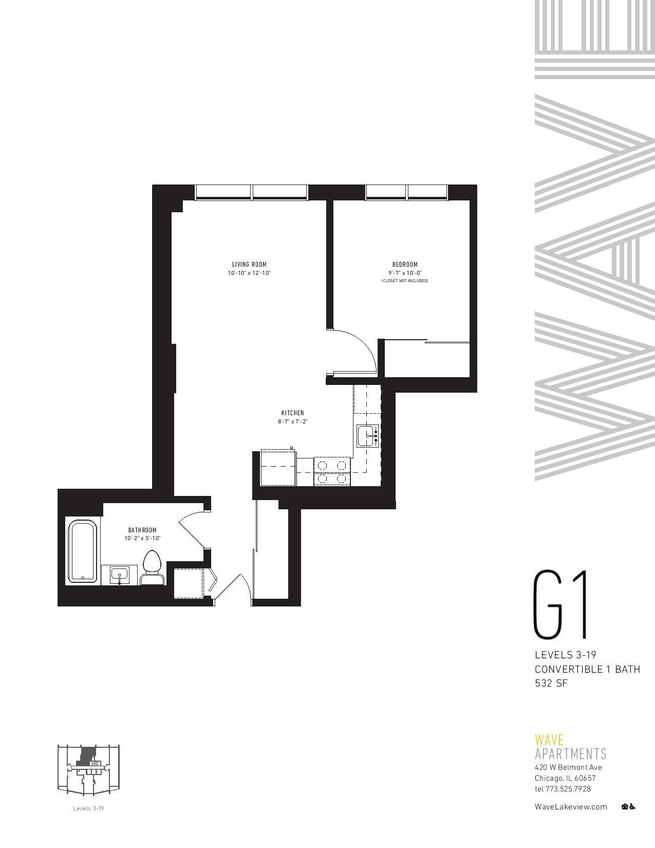 G1 floor plan